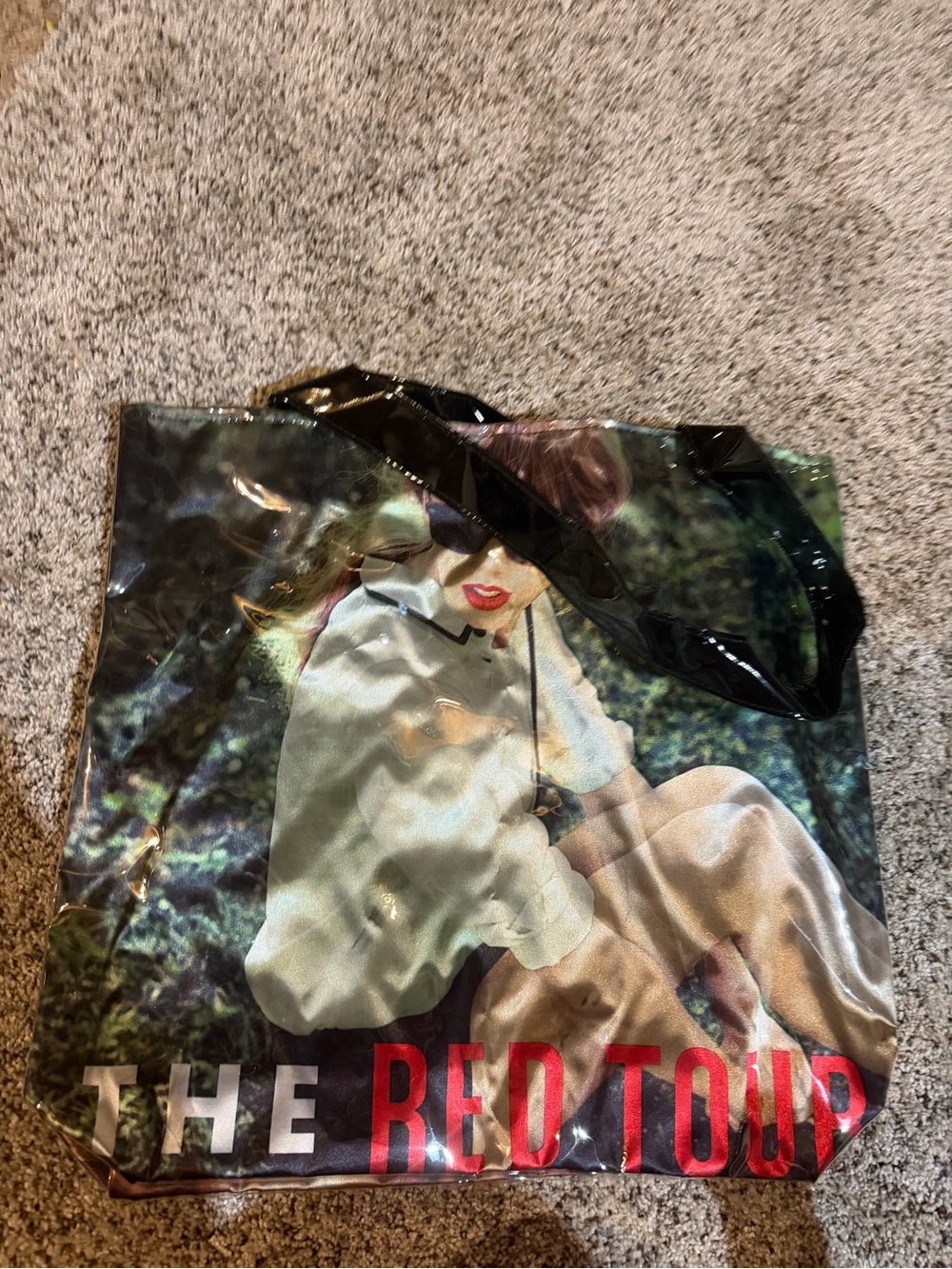 Taylor Swift VIP The Red Tour Graphic Tote Bag
